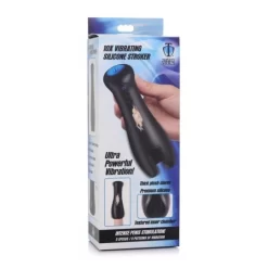 XR Brands 10X Vibrating Silicone Stroker -Magasin discount de jouets sexuels 10x vibrating silicone stroker 6