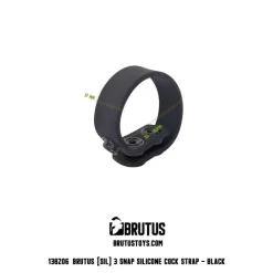 3 Snaps Silicone Cock Strap -Magasin discount de jouets sexuels 3 snaps silicone cock strap 2