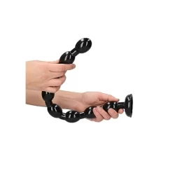 Ouch! Ass Snake Beaded Dildo 48 Cm Black