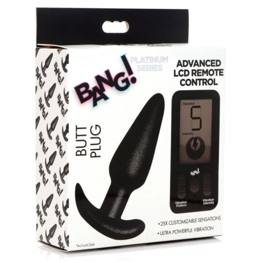 XR Brands BANG Butt Plug Télécommande LCD 6 XR Brands BANG Butt Plug Télécommande LCD – Image 6