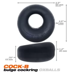 Oxballs BIGGER OX Noir Cockring Silicone -Magasin discount de jouets sexuels bigger ox noir cockring silicone 6