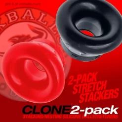 Oxballs CLONE 2 Pack Stacking-stretch Ballstretchers -Magasin discount de jouets sexuels clone 2 pack stacking stretch ballstretchers 10