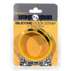 Cock Strap Silicone 3 Snap-ring -Magasin discount de jouets sexuels cockring ajustable silicone cock strap 6