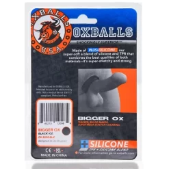 Oxballs BIGGER OX Bleu Cockring Silicone -Magasin discount de jouets sexuels cockring silicone bigger ox bleu 5