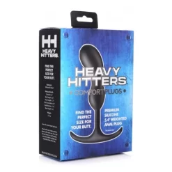 Heavy Hitters Plug Silicone Avec Boule De Metal -Magasin discount de jouets sexuels comfort plug l 9