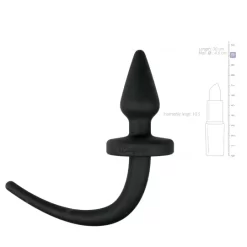 Dog Tail Plug Black -Magasin discount de jouets sexuels dog tail plug black l 4