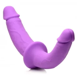XR Brands Double Charmer Silicone Dildo -Magasin discount de jouets sexuels double charmer silicone dildo 6