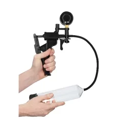 Shots Elite Beginner Pump With PSI Gauge - Transparent -Magasin discount de jouets sexuels elite beginner pump with psi gauge transparent 3