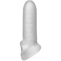 Perfect Fit Fat Boy Micro Ribbed Sheath 5.5" Clear -Magasin discount de jouets sexuels fat boy micro ribbed sheath 55 clear 6