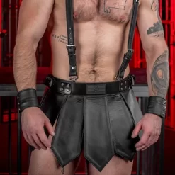Gladiator Kilt En Cuir -Magasin discount de jouets sexuels gladiator kilt 4