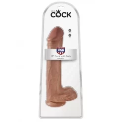 Gode KING COCK 13" 33cm Tan