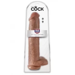 Gode KING COCK 15" 38cm Tan