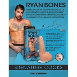 Shots Gode Réaliste Ryan Bones Ultraskyn 18cm -Magasin discount de jouets sexuels gode realiste ryan bones ultraskyn 18cm 7