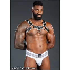 Harnais Bulldog 2.0 Blanc -Magasin discount de jouets sexuels harnais bulldog 20 blanc 4