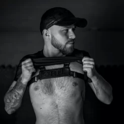 Harnais élastique Avec Logo Cuir