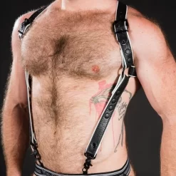 Harnais Hunter Blanc -Magasin discount de jouets sexuels harnais hunter blanc 3