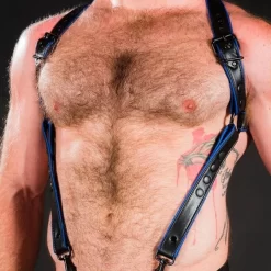 Harnais Hunter Bleu -Magasin discount de jouets sexuels harnais hunter bleu 3