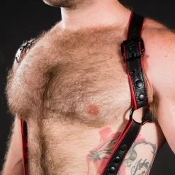 Harnais Hunter Rouge -Magasin discount de jouets sexuels harnais hunter rouge 8