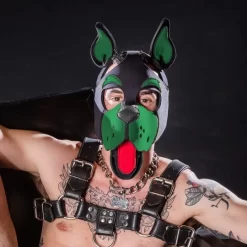 Head Harness NEO WOOF Blanc -Magasin discount de jouets sexuels head harness neo woof blanc 13