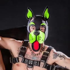 Head Harness NEO WOOF Blanc -Magasin discount de jouets sexuels head harness neo woof blanc 16