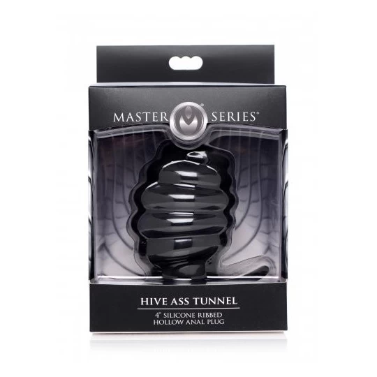 Master Series Hive Ass Tunnel Ribbed Hollow Plug 3 Tailles 12 Master Series Hive Ass Tunnel Ribbed Hollow Plug 3 Tailles – Image 12