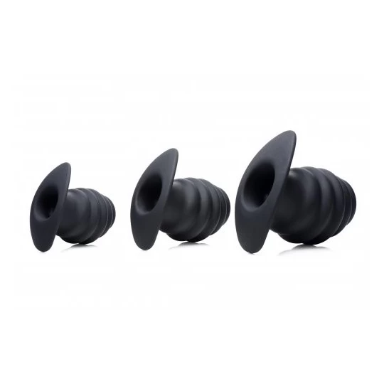 Master Series Hive Ass Tunnel Ribbed Hollow Plug 3 Tailles 13 Master Series Hive Ass Tunnel Ribbed Hollow Plug 3 Tailles – Image 13