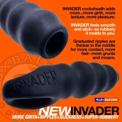 Oxballs INVADER Cocksheat Black -Magasin discount de jouets sexuels invader cocksheat black 8