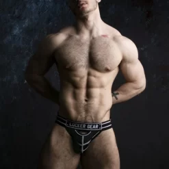 Jockstrap Front Opening Blanc