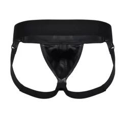 Jockstrap Lanières Et Pochette En Cuir -Magasin discount de jouets sexuels jockstrap lanieres et pochette en cuir 2