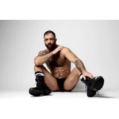 Jockstrap Tight End Swimmer Noir