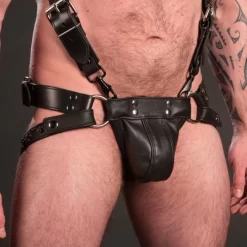 Jockstrap Trojan Silver -Magasin discount de jouets sexuels jockstrap trojan metal 6