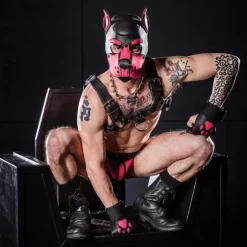 K9 Cagoule Neoprene Pink -Magasin discount de jouets sexuels k9 cagoule neoprene pink 2