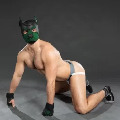 K9 Cagoule Neoprene Vert/hunt -Magasin discount de jouets sexuels k9 cagoule neoprene verthunt 3