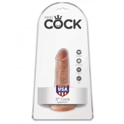 KING COCK 5" 13cm Tan