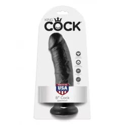 KING COCK 8" 20cm Black