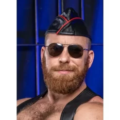 Leather Garrison Cap -Magasin discount de jouets sexuels leather garrison cap 4