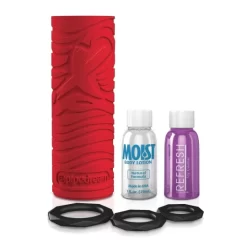 Pipedream Masturbateur EZ Grip Stroker Rouge -Magasin discount de jouets sexuels masturbateur ez grip stroker rouge 7