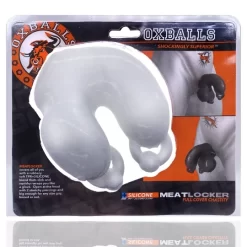 Oxballs MEATLOCKER Full Cover Chastity White Ice -Magasin discount de jouets sexuels meatlocker full cover chastity white ice 2