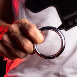 Mega Donut C-Ring Steel 15mm X 8mm -Magasin discount de jouets sexuels mega donut c ring ssteel size 15mm x 8mm 3