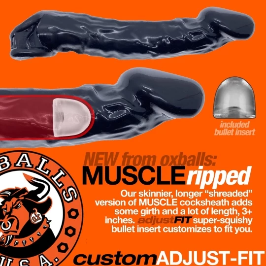 Oxballs MUSCLE RIPPED Cocksheat Black 4 Oxballs MUSCLE RIPPED Cocksheat Black – Image 4