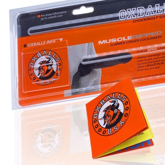 Oxballs MUSCLE RIPPED Cocksheat Black 7 Oxballs MUSCLE RIPPED Cocksheat Black – Image 7