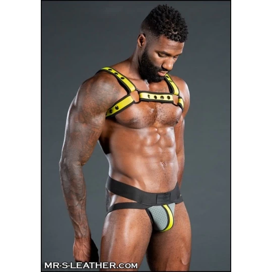 Neo Air Mesh Jock Gris/Jaune 2 Neo Air Mesh Jock Gris/Jaune – Image 2