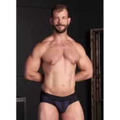 Neo All Access Brief Navy -Magasin discount de jouets sexuels neo all access brief navy 2