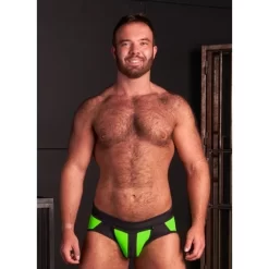 Neo All Access Brief Vert Lime -Magasin discount de jouets sexuels neo all access brief vert lime 2