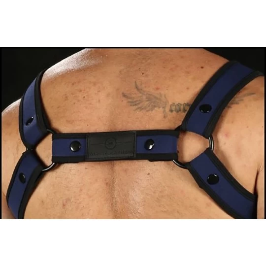 Neo Bold Bulldog Harness Navy 2 Neo Bold Bulldog Harness Navy – Image 2
