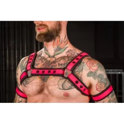 Neo Bold Bulldog Harness Rose 6 Neo Bold Bulldog Harness Rose -Magasin discount de jouets sexuels neo bold bulldog harness rose 2