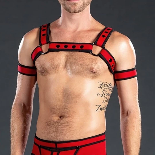 Neo Bold Bulldog Harness Rouge 1 Neo Bold Bulldog Harness Rouge