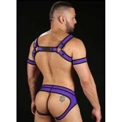 Neo Bold Bulldog Harness Purple