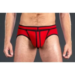 Neo Bold Full Access Brief Rouge -Magasin discount de jouets sexuels neo bold full access brief rouge 4