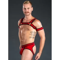 Neo Bold Full Access Brief Rouge -Magasin discount de jouets sexuels neo bold full access brief rouge 6